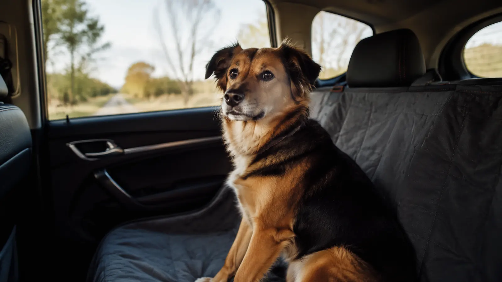 How to Travel with Your Dog in the Car with a Seat Cover